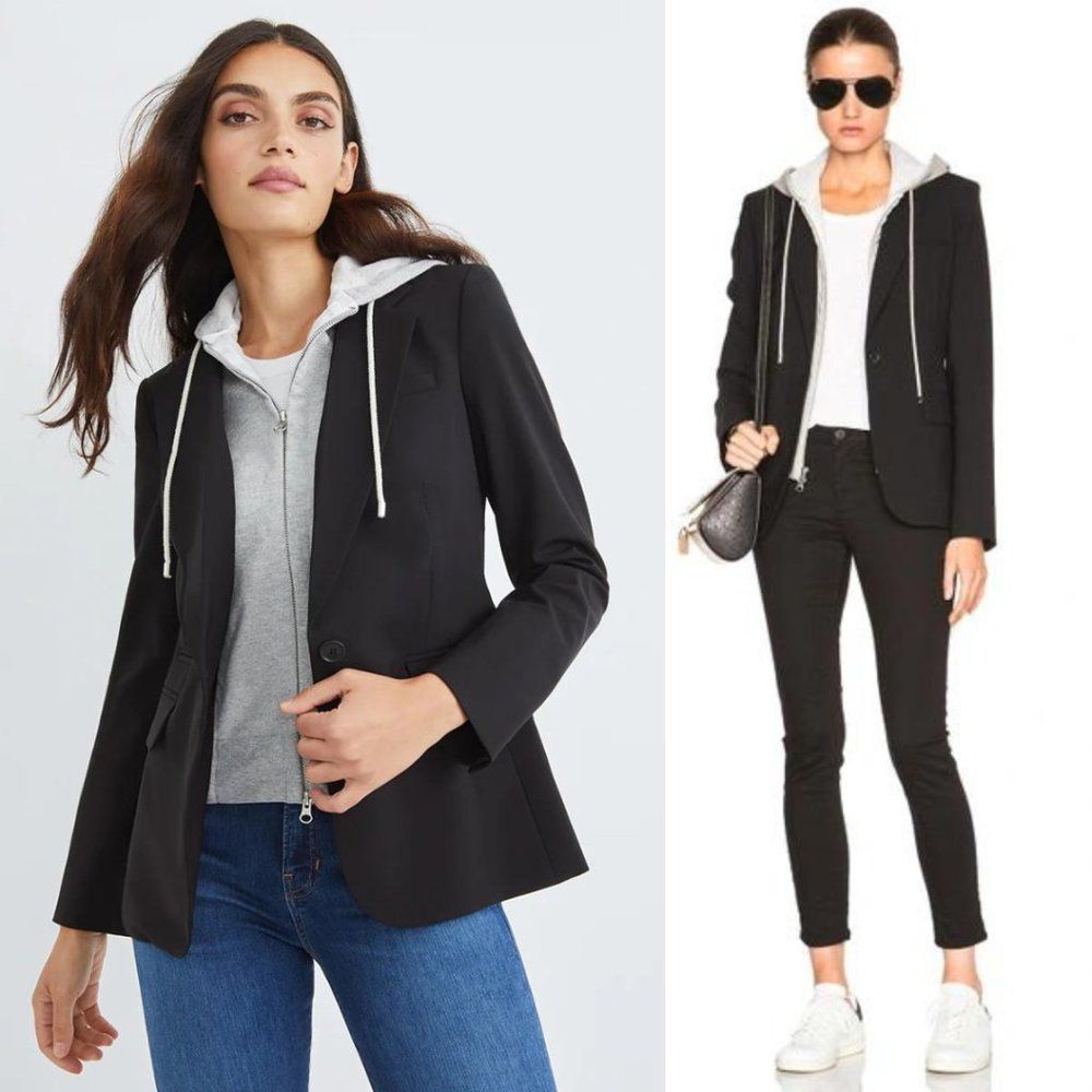 Veronica Beard Black Dickey Blazer Jacket - Size 8